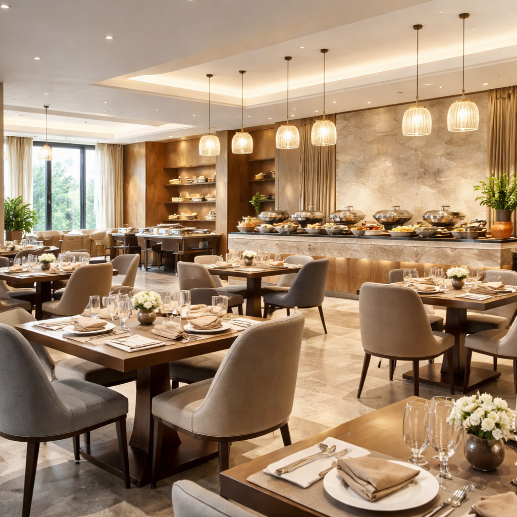 Luxurious Hotel Dining Area