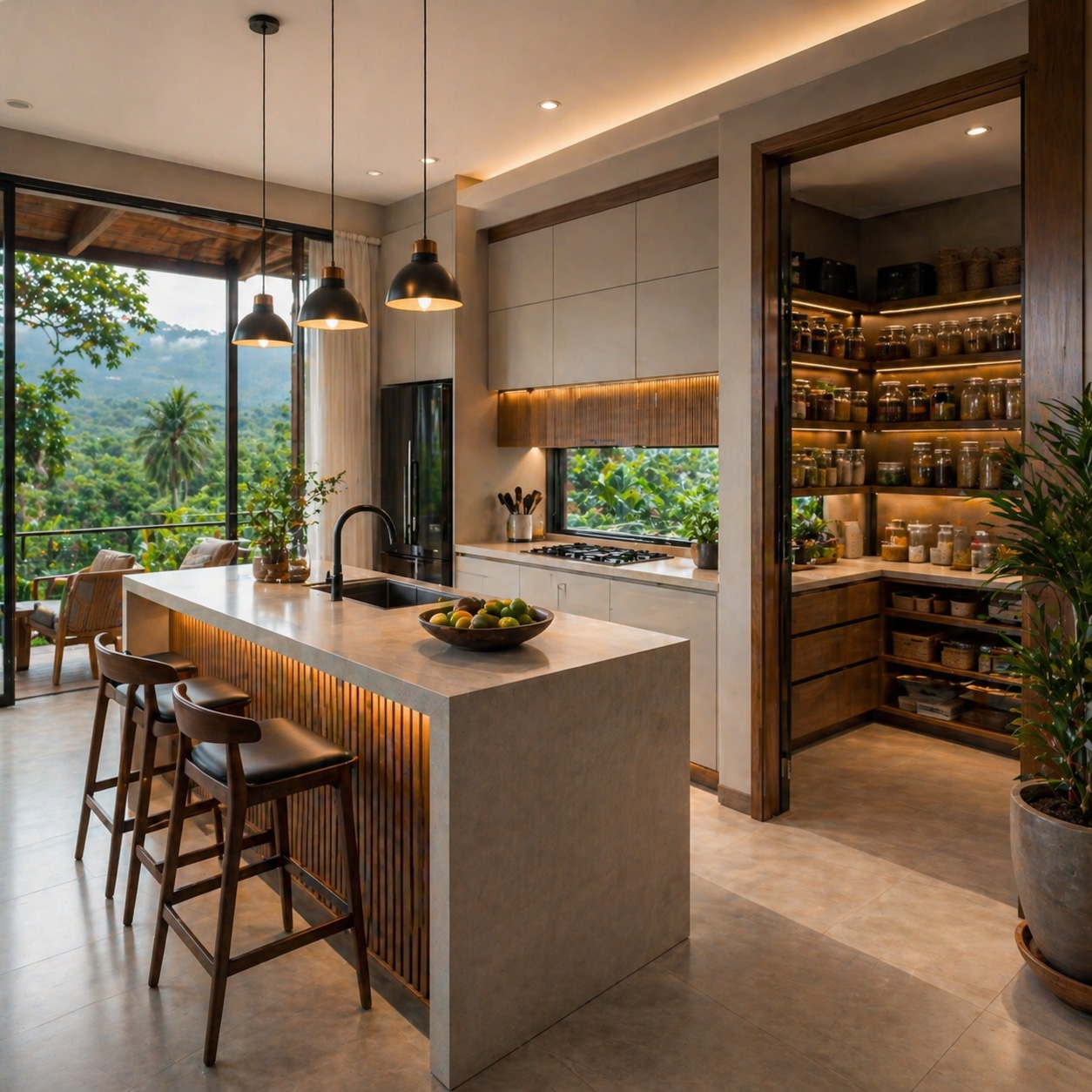 Upscale Dining Room Interior