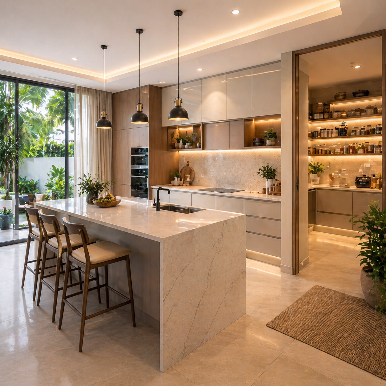 Upscale Dining Room Interior