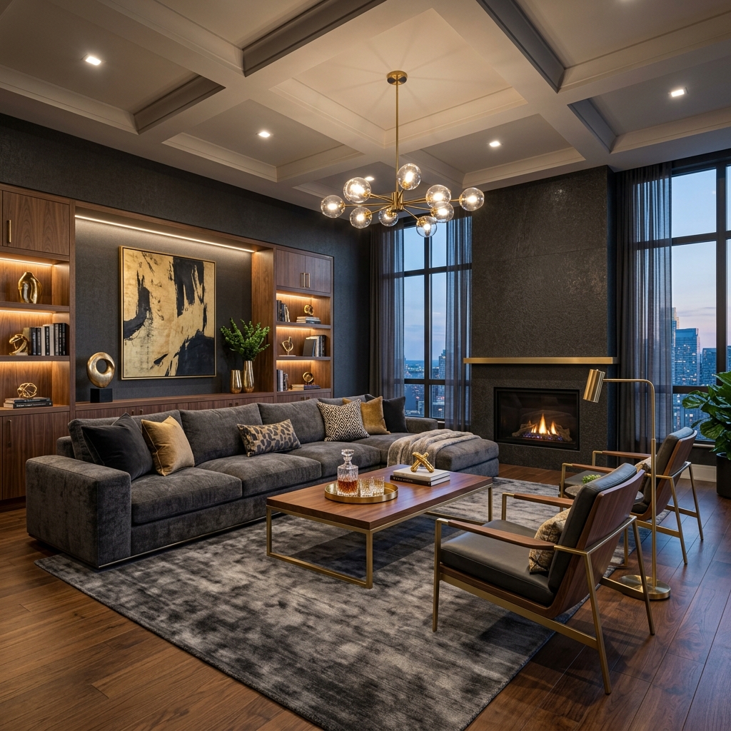 Elegant Designer Living Room