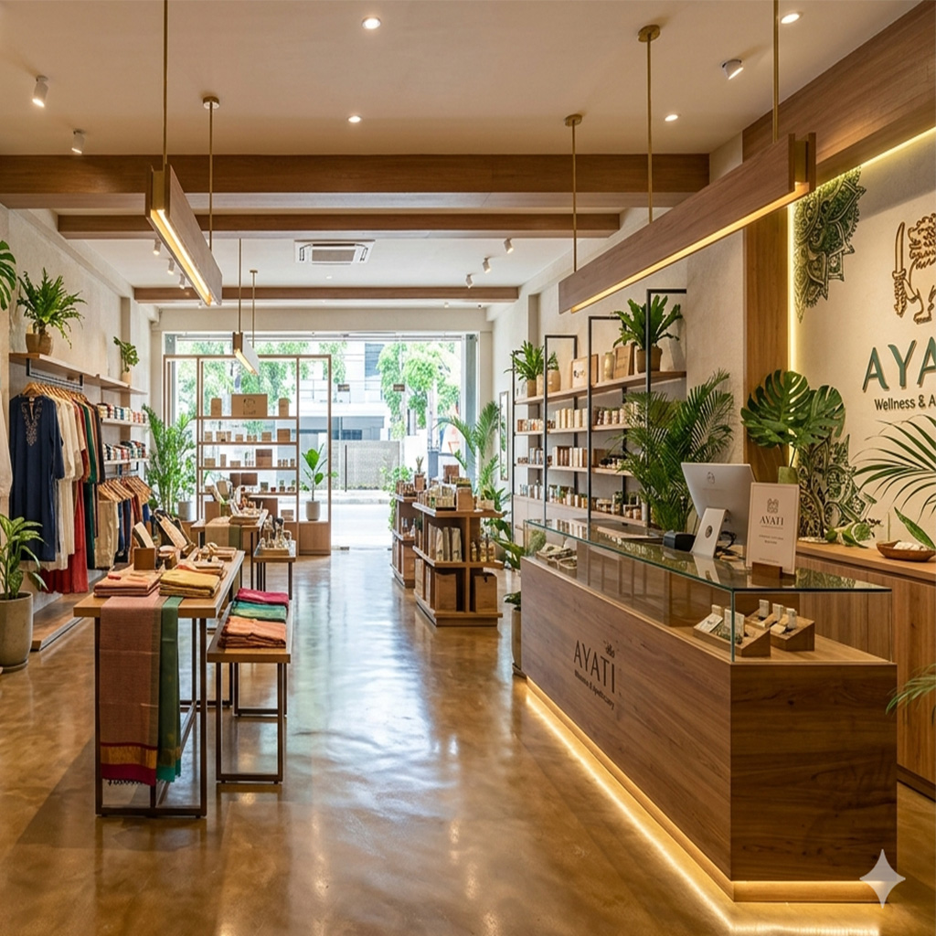 Luxury Cosmetics Shop Interior